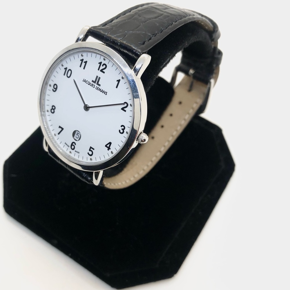 Jacques Lemans Men’s Dress Watch JL894 Quartz Stainless 36mm Sapphire Crystal